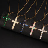 Charm Religious Cross Pendant Necklace