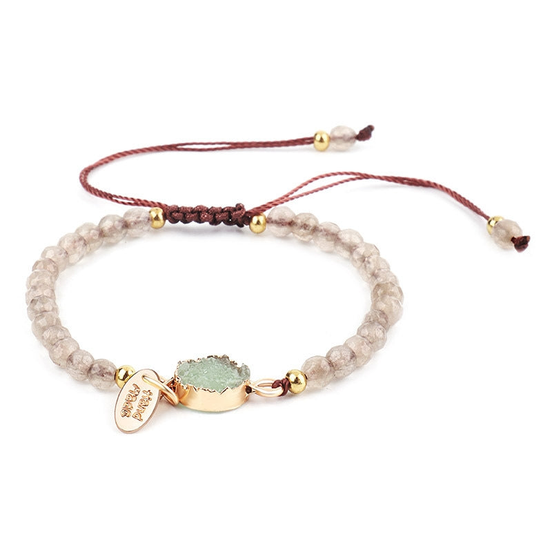 The Lucky One Natural Stone Bead Bracelet