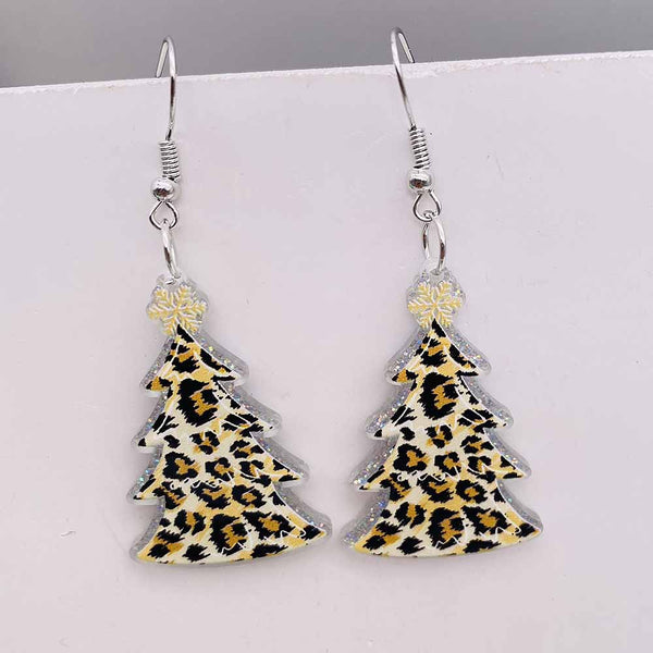 Christmas Tree Acrylic Earrings