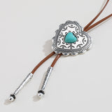 Retro Cross Love Leather Cord Necklace