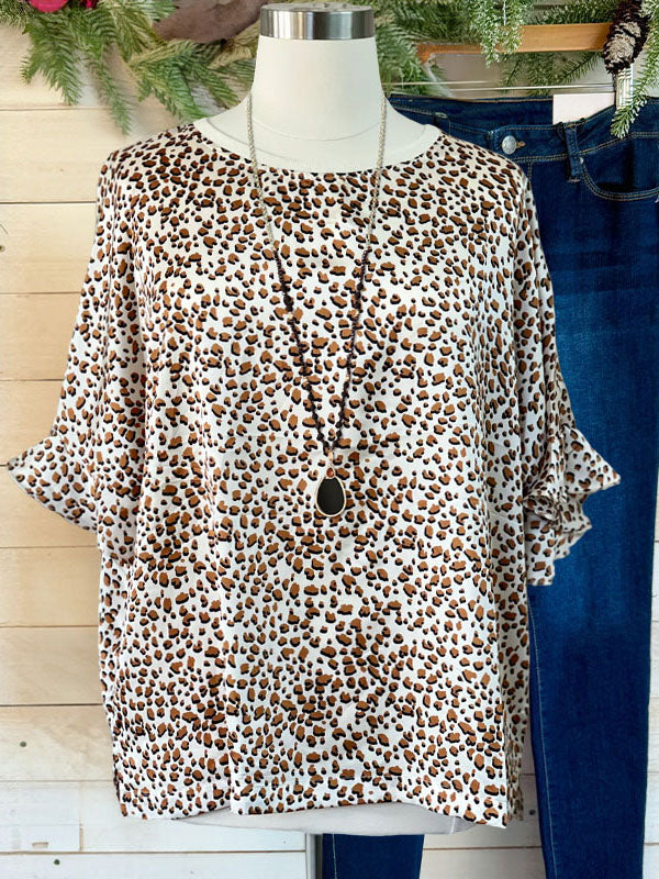 Animal Print Lightweight Top